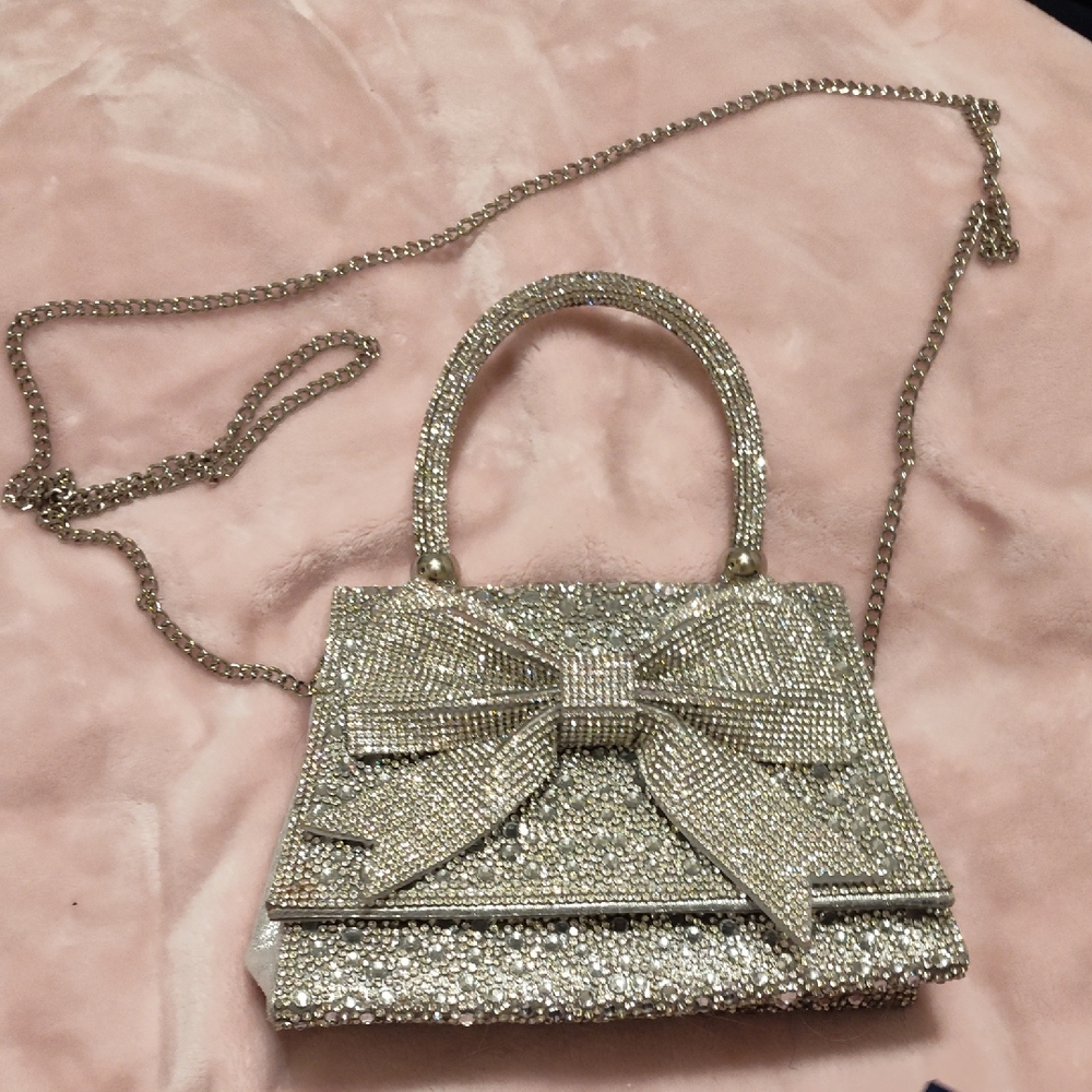 Elegant Silver Women's Handbag